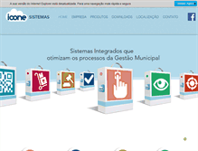 Tablet Screenshot of iconesistemas.com